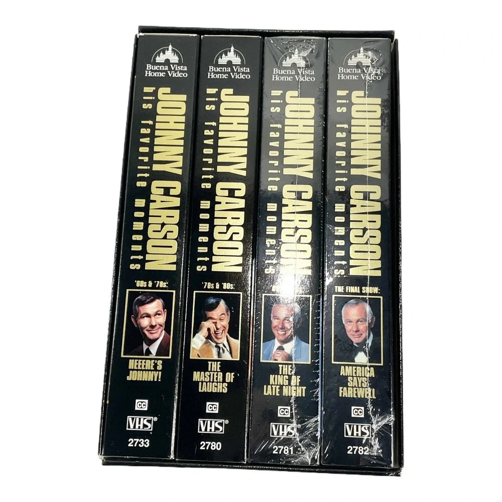 Johnny Carson: His Favorite Moments From the Tonight Show Gift Set (VHS, 1994, 4